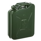 2pcs 5gallon 20l Jerry Can Metal Steel Tank Military Style Storage Gas Can Green