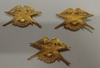 Us Original Quartermaster Field Clerk Gilt Insignia 1-3 4  Post Ww1 Pin