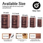 Waterfall Large Funeral Urn 14inch Unique Handmade Cremation Casket Wooden