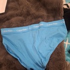 Calvin Klein Men   s Briefs Underwear 1 Pair 2xl Xxl Lt Blue Gray 