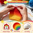 Best Friend Women Sister Birthday Rainbow Crochet 4x3 5 Inches  Multicolored