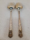 Vintage 1847 Rogers Bros Eternally Yours Silverplate Serving Spoons 8 5  Set Of
