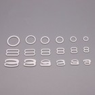 Wholesale 2000pcs Plastic Bra Strap Adjustment Slides Rings Hooks Figure 0 8 9