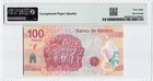 Mexico 2010  100 Pesos P-128d  Pmg 68 Epq Superb Gem Unc  Commemorative Banknote