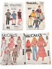 Sewing Patterns Children Lot Of 13 Mixed Sizes And Brands