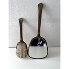 Vintage Antique Vanity Mirror And Brush Mid Modern Decor Excellent Condition