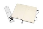 Moleskine Classic Notebook  Rules  400 Pages  Black 