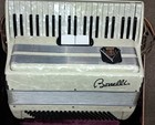 Bonelli Vintage Accordion 12 Bass 25 Key W  Carrying Case   Strap Made In Italy