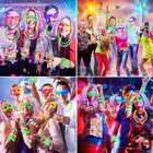 264pcs Glow In The Dark Party Supplies Led Glow Sticks Accessories Pack