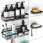 5 Pack set Shower Caddy Adhesive Shower Organizer For Bathroom Storage   Kitchen