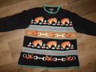 Beautiful Kristen Horse Head Equestrian Sweater  Sz L  8 55