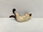 Damaged Hagen Renaker Miniature Ceramic Climbing Siamese Cat Kitten Figurine