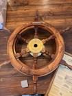 Vintage 8-day Seth Thomas Usa Heavy Brass 8 Bell Ships Clock Very Nice