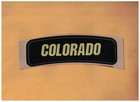Colorado Buffaloes Full Size Football Helmet Decals With Bumpers   Big Bumper
