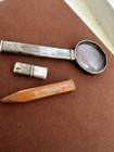 Victorian 1800 s Johann Faber Chatelaine Magnify Pencil W  Sterling Silver Case