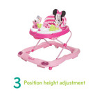 Disney Baby Minnie Mouse Baby Walkers And Activity Center  Pink Glitter Music An