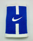Nike Stealth Doublewide Wristbands Court Logo Game Royal white