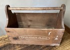 Rare Antique Vintage Farnam Wood Veterinary Vet Supply Box Tote Caddy - Wooden