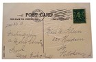 Vintage Antique C 1908 Victorian Embossed Christmas Holiday Post Card Angel
