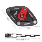 Paw Foldable Bike Lock Anti-theft Bicycle Lock Heavy Duty Chain Cable Padlock  P