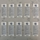 2002 Cowboys Replica Season Tickets - Lot Of 10 - All Home Games   Emmitt Smith 