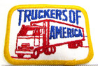 Vintage Truckers Of America Jacket Patch Semi Truck Driver 18 Wheeler