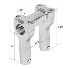 Motorcycle 4 Inch Handlebar Riser For Harley Dyna Softail