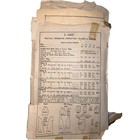 Antique 1940s Superior Sewing Pattern 6401 Child Pajama Robe Sleeping Suit 1t-4t