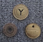 New York City   Nyc Transit Authority 3 Different Subway Tokens