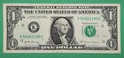  1 One Dollar Bill 2017 Green Ink Error Note Us Federal Currency