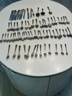Vintage Lot Of 72 Pcs Mid Century Modern Silverplate Mixed Patterns Flatware Set