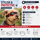 Pet Dog Goggles Uv Protection Sunglasses Adjustable Eye Wear For S-m-l Dog Cat