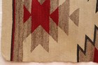 Antique Navajo Rug Native American Indian Crystal Weaving 38x19 Textile Vintage