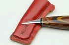 Helvie 1-5 16  Detail Carving Knife W  Pencil Handle And Sheeth