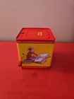 Vintage Curious George Jack In The Box Musical Metal Tin   Working  