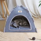 Foldable Cat House   Pet Tent - Four Seasons Universal Breathable Nest With Mat