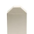 7 8  X 3  Thin Wall Dog Ear Vinyl Picket Caps - Almond  pack Of 5 