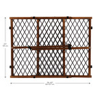 Evenflo Position   Lock Adjustable Wood Baby Gate   farmhouse Collection   Fits