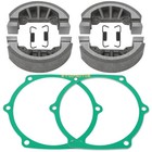 Set Of 4 Brake Shoes For John Deere 750 770 790 3005 Tractors M805735 Ch15072