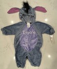 Disney Winnie The Pooh Eeyore Newborn Baby Costume  3-6 Mos  One Piece Brand New