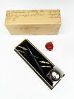 Francesco Rubinato Calligraphy Pen Set With Bordeaux Ink 4 Nibs Free 2-day