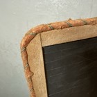 Antique School Slate Chalkboard Double Hinged Wooden Frame
