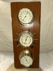 Vtg Sunbeam Thermometer  Barometer  Humidity Weather Station 16043 W key