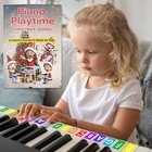 Qmg Piano Playtime Christmas Beginner Piano Book  And Rainbow Color Stickers