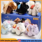 Brown Horse Plush Toy Blue Saddle Soft Stuffed Animal Collectible Kids Gift