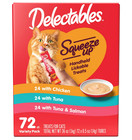 72 Ct Hartz Delectables Squeeze Up Interactive Lickable Wet Cat Treat Flavor