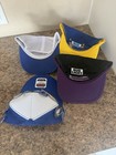 Post Malone Bud Light Beer Theme Blue white Trucker Hat Adjustable With 11 Pins 