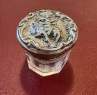 Antique Art Nouveau Signed Foster And Bailey Sterling Vanity Dresser Jar