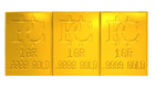 Gold silver Bars That Breaks Into 3 One Gr Bars Gold Bullion  9999 Gold Bar