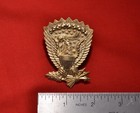 Civil War 1851-1872 Jeff Davis Hardee Hat Eagle Pompon Badge Restrike None Finer